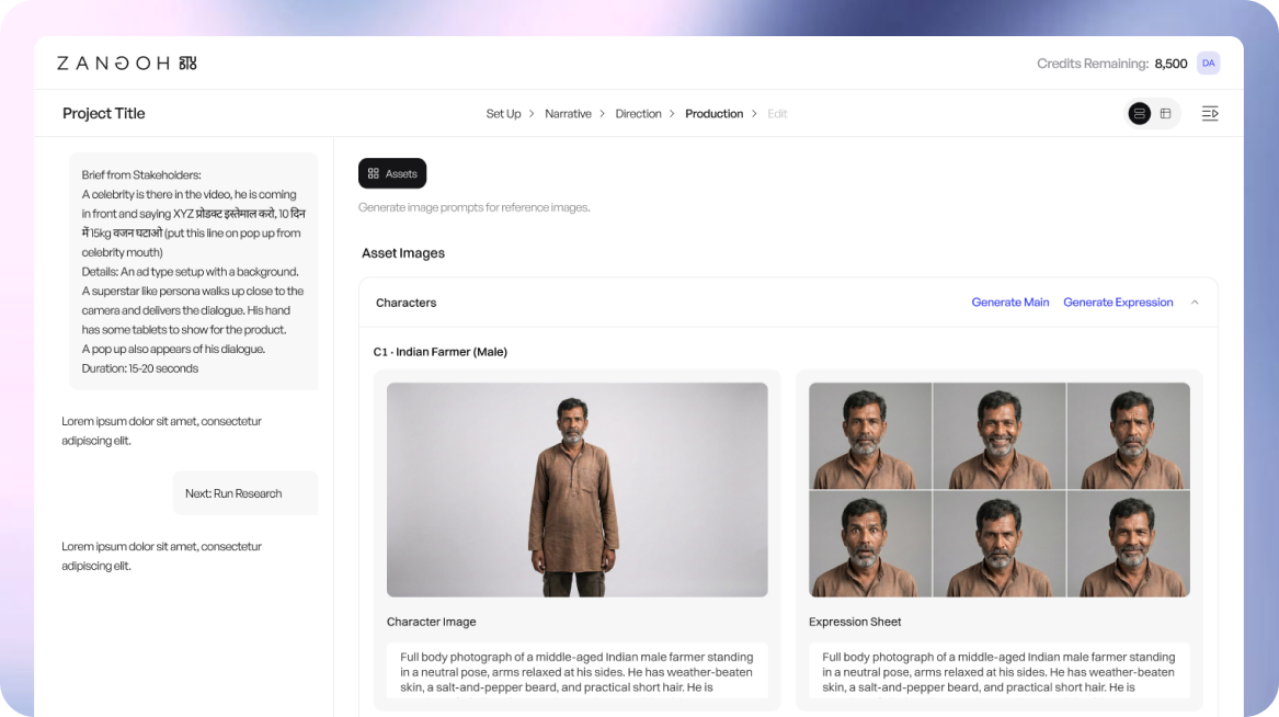 Zangoh Studio content creation tools preview